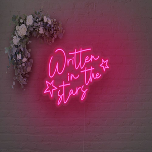Insegna al neon led personalizzata scritta nelle stelle si accende la decorazione del segno del partito di illuminazione della luce al neon di nozze segno per la decorazione della parete - Product Image 6