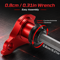 Support de dérailleur de vélo en alliage d'aluminium VXM UDH - Accessoires de vélo légers usinés par CNC, antirouille, pour VTT et vélo de route
