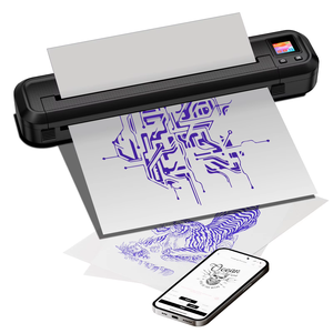 Impresora <span class=keywords><strong>de</strong></span> Tatuajes sin Tinta Kissure MHT500 con Pantalla Digital, Máquina <span class=keywords><strong>de</strong></span> Patrones Térmicos, Imagen Sombreada Imprimible, Impresora Inalámbrica Bluetooth - Product Image 1