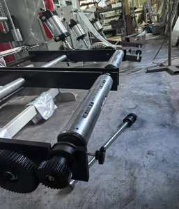 שני קו חיתוך תרמי פלסטיק שקית קניות ייצור מכונת איטום חיתוך שקית ביצוע מכונת - Product Image 6