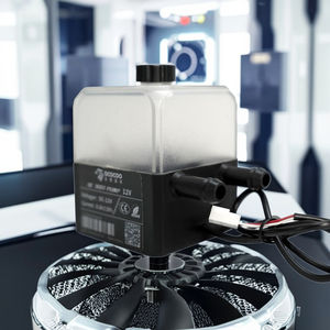 OCOCOO OC-3OOT-14V Pompe de refroidissement à eau silencieuse tout-en-un à courant continu sans balais 25dBA pour moto électrique, refroidissement CPU, bricolage informatique - Product Image 1