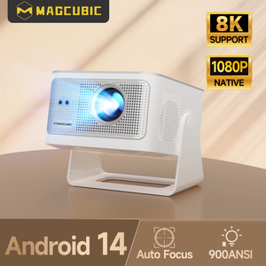 Projecteur portable de poche LED LCD natif 1080P compatible 8K/4K avec haut-parleurs stéréo intégrés Android 14 pour HY350 - Product Image 5