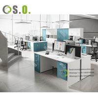Mobilier de bureau design moderne et luxueux Table de bureau en bois pour PDG Bureaux de direction