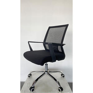 En iyi fiyat resepsiyon basit orta arka personel ofis ziyaretçi toplantı odası için file arkalıklı ofis koltuğu yüksek kalite döner personel sandalyeler - Product Image 3