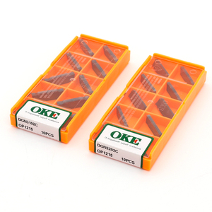 Hạ Môn OEM DGN <span class=keywords><strong>Carbide</strong></span> Chèn DGN 2202 C 3102 C khía lưỡi với phẳng Miệng chèn cho thép không gỉ cắt turnig công cụ - Product Image 4