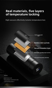Nhà sản xuất bán buôn 500ml phích chai, chai nước, thép 304% chai nước, kinh doanh chai nước, du lịch ngoài trời cup - Product Image 6