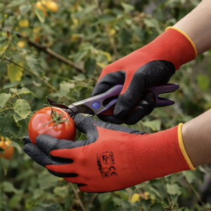 Gants de sécurité en polyester enduits de latex du Vietnam, poignet élastique, antidérapants, résistants à l'abrasion, sans silicone, sans poudre, industriels - Product Image 6