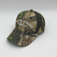 Yukaihe Fabrikant Groothandel Echte Boom Camo A-Frame Baseballpet Sportpet Gestructureerde Camouflage Pet Met Aangepast Logo
