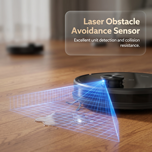 PX8 LDS Laser Robot Vacuum 3-in-1 Sweep <b>Mop</b> Smart Mapping Obstacle Avoidance Auto Recharge <b>Floor</b> Cleaner - Product Image 5