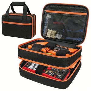 Double Layers Circuit Tester Storage Organizer Home Tester <b>Kit</b> <b>Bag</b> - Product Image 1