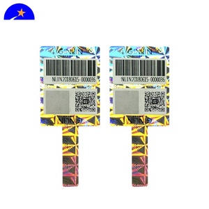Étiquettes adhésives en papier synthétique anti-contrefaçon personnalisées en Chine, sensibles à la chaleur, changeant de <span class=keywords><strong>couleur</strong></span>, avec <span class=keywords><strong>code</strong></span> QR à gratter, holographiques 3D - Product Image 4