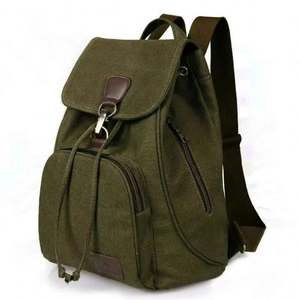 Outdoor Rucksack Teenager Cotton <b>Backpack</b> Fashion <b>Anti</b> <b>Theft</b> Canvas <b>Backpack</b> Retro Schoolbag - Product Image 5