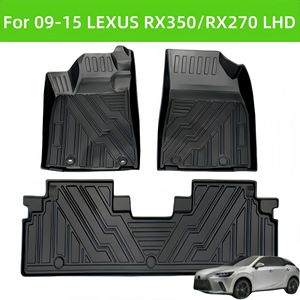 3D TPE พรมปูพื้นรถยนต์สำหรับ 2009-2015 เล็กซั<span class=keywords><strong>ส</strong></span> RX RX270 RX350 กันน้ำกันลื่นทุก<span class=keywords><strong>ส</strong></span>ภาพอากาศพรมไลเนอร์ - Product Image 2