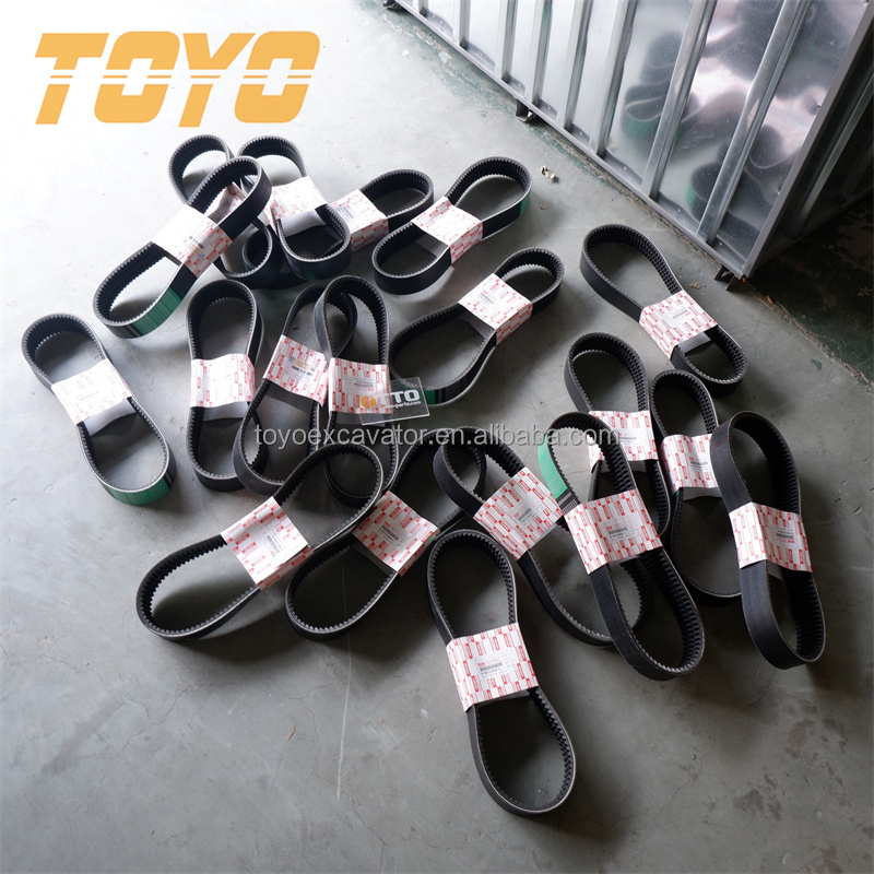 yoku ZX200 ZAX200 ZX200-5G Excavator v Belt 6BG1 Fan Belt 8
