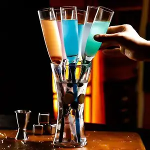 Gelas Cocktail Hadiah unik gelas Martini Set 6 gelas anggur gelas Bar Martin pesta pantai