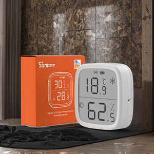 Pour le capteur d'humidité de température intelligent LCD Zigbee SNZB-02D <span class=keywords><strong>SONOFF</strong></span> fonctionne avec Alexa et le produit de maison intelligente Google Home - Product Image 2