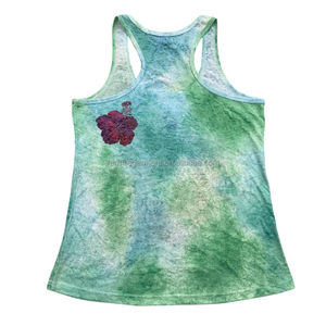 ビンテージ夏ジムストリンガータンクトップ男性用ファッションプリントロゴバーンアウト生地コットンノースリーブベストアウトドア用 - Product Image 2