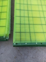 Panneau de tamis en polyuréthane à trous carrés, plaque de tamis PU pour crible vibrant minier