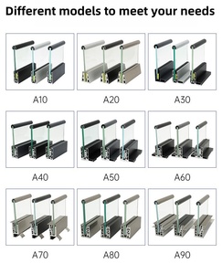ระบบราวกันตกกระจกแบบไร้กรอบ ช่องอะลูมิเนียมรูปตัวยู สำหรับระเบียงภายนอกอาคาร - Product Image 6