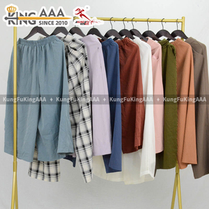 Pantalons à jambes larges <span class=keywords><strong>de</strong></span> <span class=keywords><strong>marque</strong></span> KINGAAA, vêtements d'occasion en balles, vente en gros, lots mixtes compressés, pantalons <span class=keywords><strong>de</strong></span> créateur <span class=keywords><strong>de</strong></span> seconde main - Product Image 3