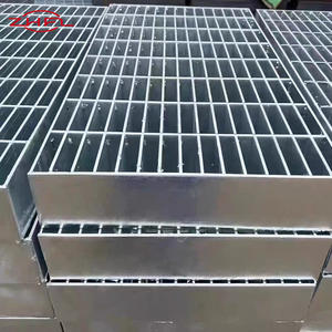 Marches de mezzanine en grille de barres galvanisées en acier au carbone de 25 mm, personnalisées, durables, anti-corrosion, résistantes au feu, soudées par pressage - Product Image 5