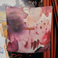 Foulard musulman en mousseline de soie imprimée Hijab Foulard arabe pour femmes Fleur Islam Foulard Châles et enveloppes Fournisseur de foulards