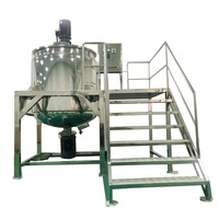 Moteur d'agitation haute efficacité, homogénéisateur de savon, mélangeur de liquide pour shampooing, parfum, capacité de 500 L, production industrielle chimique