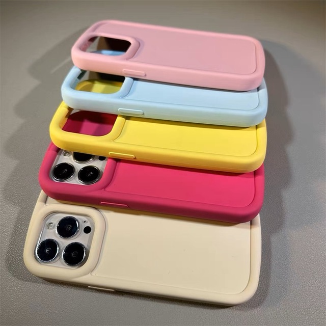 Soft TPU Mobile Back Cover Anti Fall Silicone Phone Case for Iphone 15 14 13 12 Pro Max