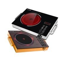 Mini cuisinière à induction portable 3500W en céramique et acier inoxydable, multifonction, compacte, chauffage rapide, affichage numérique
