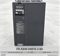 Variateur de fréquence Mitsubishi FR-A840-04810-2-60 185KW 380V-480V 3 phases, contrôle vectoriel sans capteur, moteur 361A 590Hz