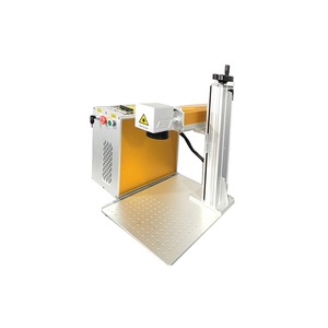 Machine de marquage laser à fibre 20w 50w JPT avec convoyeur à dispositif rotatif pour marquage de stylos - Product Image 5