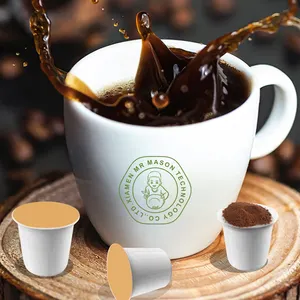 도매 일회용 에스프레소 커피 캡슐 사탕 수수 종이 Bagasse Compostable 빈 K 커피 포드 생분해 성 컵