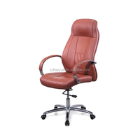 Chaises ergonomiques en PU avec chaise de patron moderne, chaise de bureau pivotante et abordable de haute qualité HY1180