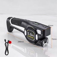 Télémètre laser 3-en-1 avec ruban à mesurer, dispositif de mesure infrarouge, viseur croisé, rechargeable, intelligent