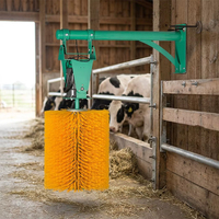 Brosse corporelle pour bétail à poils rigides, conception de rouleau rotatif entièrement automatique, ne perd pas ses poils