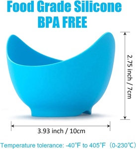 Taza de silicona sin BPA para cocinar <span class=keywords><strong>huevos</strong></span> pochés al <span class=keywords><strong>microondas</strong></span>, venta al por mayor - Product Image 2