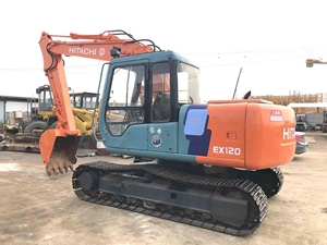 Hot Selling Lowest Price Used Excavators Hitachi EX 120 High Quality <b>Construction</b> & Building <b>Machinery</b> Used 12 Ton Excavators - Product Image 2