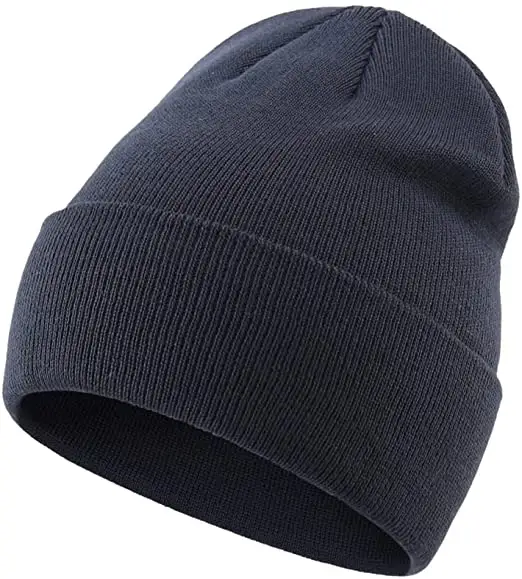 Winter Beanie Hats for Men Women Warm Cozy Knitted Cuffed Skull Cap Wholesale Hat