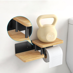 <span class=keywords><strong>Porte</strong></span>-rouleau de <span class=keywords><strong>papier</strong></span> <span class=keywords><strong>toilette</strong></span> multifonctionnel en acier inoxydable auto-adhésif imperméable pour salle de bain moderne - Product Image 5
