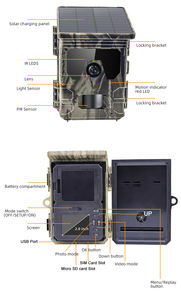 Suntekcam Nueva Cámara de Caza con Sensor de Movimiento 4G, Cámara Solar 2K 30MP con Control por Aplicación, Servicio Gratuito en la <span class=keywords><strong>Nube</strong></span>, Cámara Impermeable para Fauna Silvestre HC-600Pro - Product Image 2