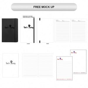 MY MOON PIE Custom PU Leather A5 Hardcover Lined Organizer/<b>Planner</b> <b>Journal</b> Notebook Diary Elastic Strap Premium Notebooks Custom - Product Image 2