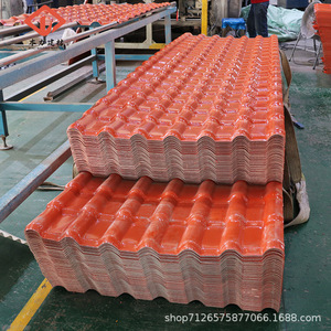 Synthetic Resin Roofing Tiles ASA Surface Layer 2.5mm-3.0mm Thickness Corrugated PVC For Roofing Foshan Origin - Product Image 5
