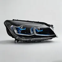 Actualización para BMW Serie 7 F02 2013-2015 Conjunto de Faros LED DRL con Señal de Giro, Lente de Doble Haz e Iluminación Dinámica