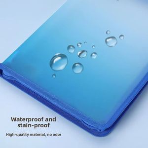 Transparent PP A4 Portable <b>File</b> Bag Large-Capacity Zippered Student Test Paper Document <b>Storage</b> Thickened Waterproof - Product Image 4