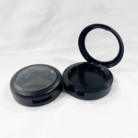 Palette carrée vide en plastique ABS personnalisée pour fards à paupières et blush, avec matériaux recyclés, emballage cosmétique