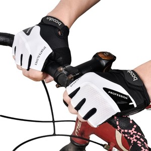 Guantes de Ciclismo de Medio Dedo, Antideslizantes de Silicona, Absorbentes de Impactos, Unisex para Adultos, Equipo de Ciclismo al Aire Libre - Product Image 3