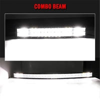 Maidsail Barre lumineuse LED incurvée 12V/24V 22/32/42/52 pouces, faisceau combiné spot et large, 2 rangées de feux de travail pour voitures, nouvelle lampe automobile