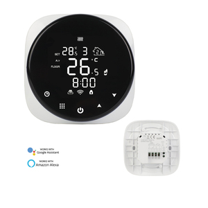 HY316 3A Hệ Thống Sưởi Ấm Nước Alexa Voice <span class=keywords><strong>Thermostat</strong></span> Với Màn Hình Cảm Ứng LED Home <span class=keywords><strong>Thermostat</strong></span> Khóa Trẻ Em Tuya Nhiệt Thông Minh - Product Image 1