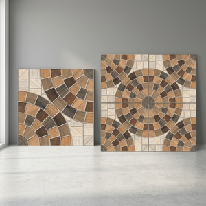 Dalles de stationnement en porcelaine gaufrées de designer 40x40 cm, revêtement de sol extérieur numérique haute résistance pour allées - Product Image 4