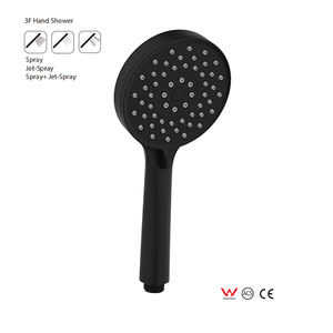 Cabezal de ducha de mano ABS cromado de fábrica de Venta caliente 3 funciones con WARS ACS CE - Product Image 1